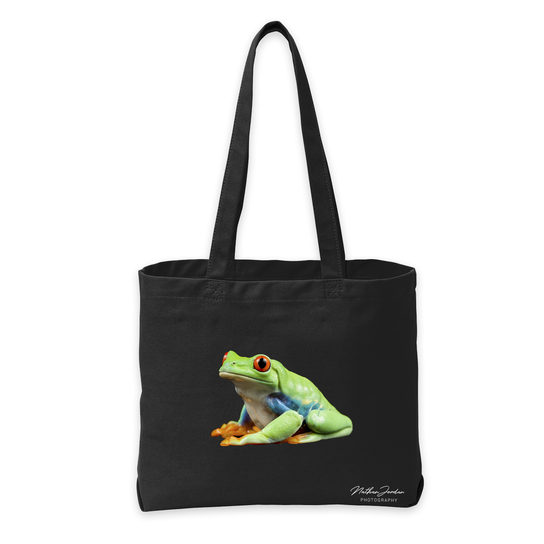 Red Eyed Frog Tote Bag
