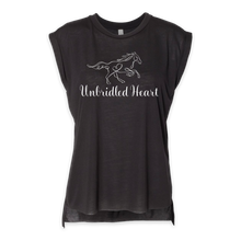 Load image into Gallery viewer, Unbridled Heart - Ladies Flow Muscle Tank
