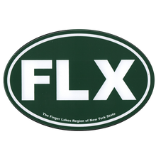 Load image into Gallery viewer, Ithaca Is Gorges/FLX Oval Stickers
