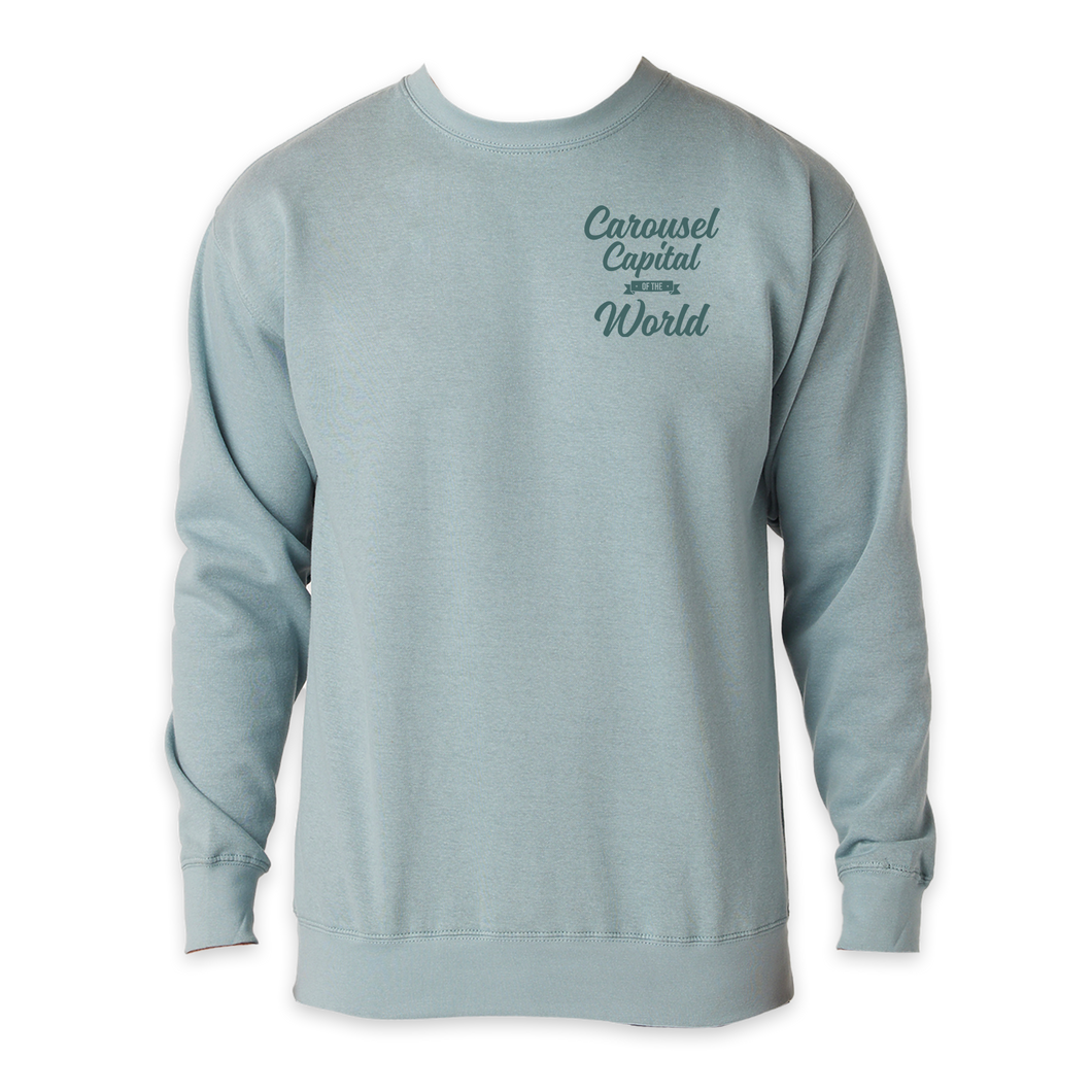 Carousel Capital Of The World - One Color Crewneck