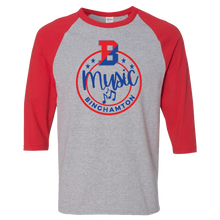 Load image into Gallery viewer, BHS Music Dept. Baseball T-shirt
