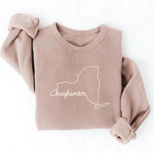 Load image into Gallery viewer, Binghamton Heart Embroidered Crewneck
