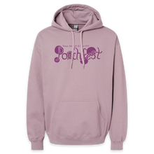 Load image into Gallery viewer, Ithaca Porchfest 2023 Hoodie - with Magenta Ink
