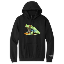Load image into Gallery viewer, Red Eyed Frog Hoodie
