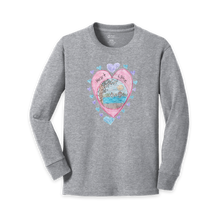Load image into Gallery viewer, Heart Lake - YOUTH Heart Long Sleeve T-Shirt
