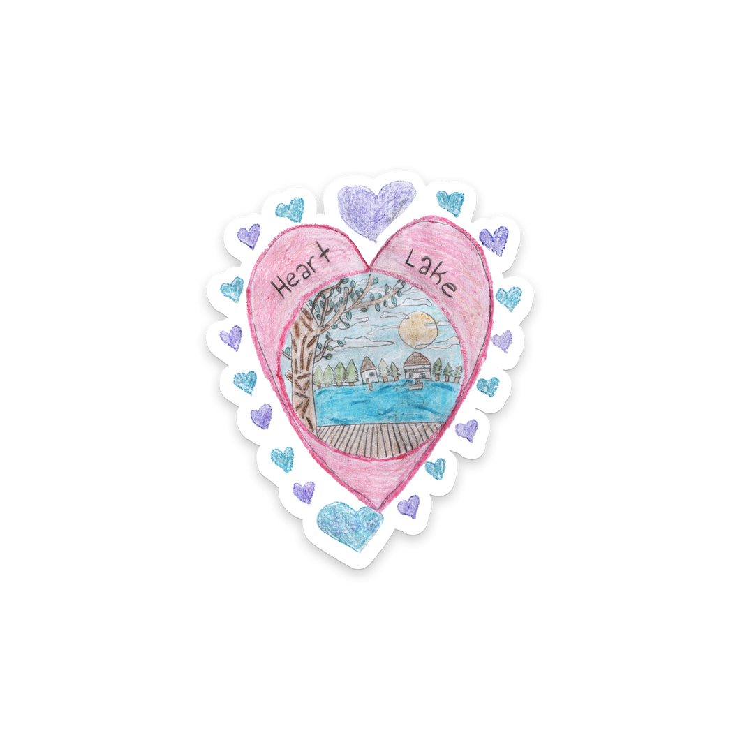 Heart Lake - Heart Sticker