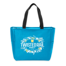 Load image into Gallery viewer, Twisted Rail Zip Tote Bag
