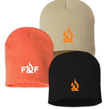 Load image into Gallery viewer, Food &amp; Fire Embroidered Beanie

