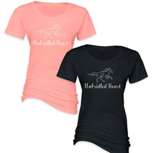 Load image into Gallery viewer, Unbridled Heart - Women&#39;s Washed Crewneck Tee
