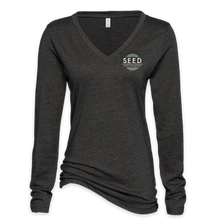 Load image into Gallery viewer, SEED - Ladies Long Sleeve V Neck
