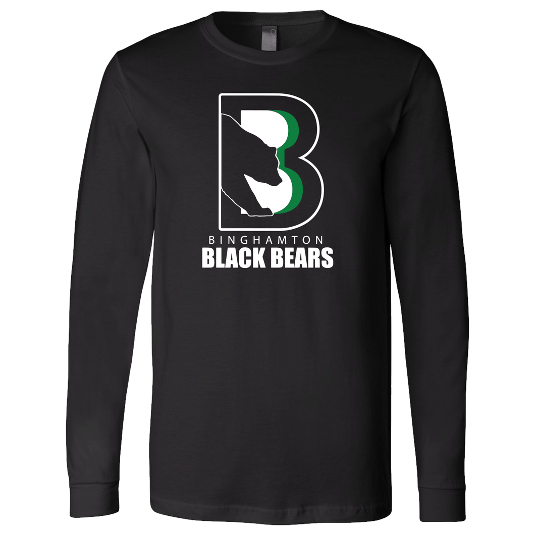 Black Bears Adult Long Sleeve T-Shirt