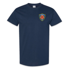 Load image into Gallery viewer, ON DUTY- Hancock Fire Department Short Sleeve Tee (Front Only- Full Color Logo)
