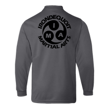 Load image into Gallery viewer, Irondequoit Martial Arts Youth Long Sleeve Performance Tee - Graphite

