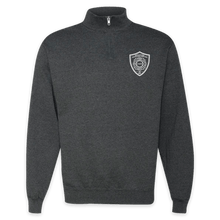 Load image into Gallery viewer, LEISURE WEAR- Hancock Fire Department Quarter Zip Pullover (White Logo w/back)
