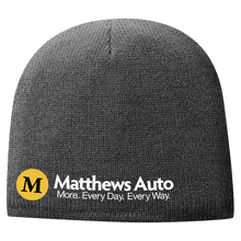 Load image into Gallery viewer, Matthews Port &amp; Company® Fleece-Lined Beanie Cap
