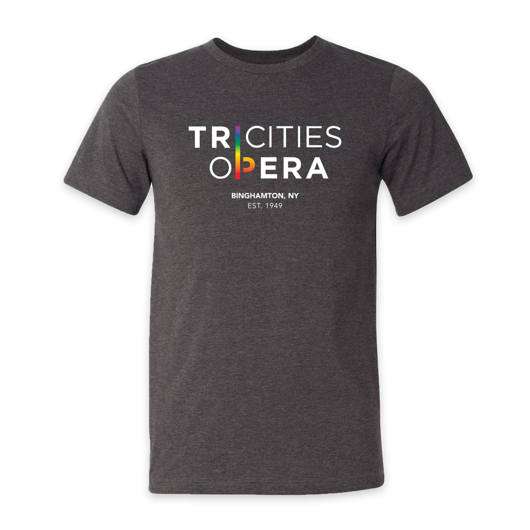 Tri-Cities Opera Tee - Rainbow Logo
