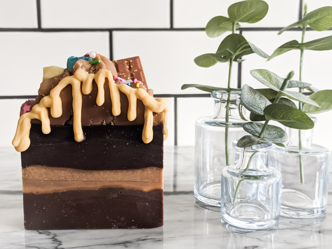 Chocolate Cake Soap Bar