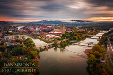 Load image into Gallery viewer, Confluence Park Fall Scene by Dan Simonds Canvas Print
