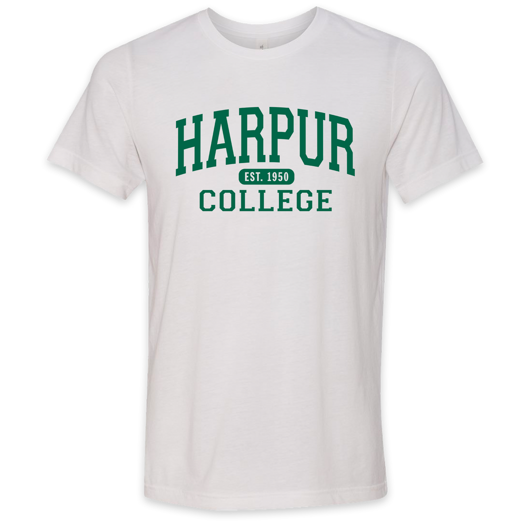 Harpur College Nostalgia Tee in White