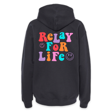 Load image into Gallery viewer, Relay for Life Hoodie - Smiley Design
