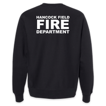 Load image into Gallery viewer, LEISURE WEAR- Hancock Fire Department Crewneck (White Logo w/back)
