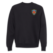 Load image into Gallery viewer, LEISURE WEAR- Hancock Fire Department Crewneck (Front Only Full Color Logo)
