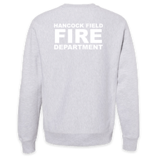 Load image into Gallery viewer, LEISURE WEAR- Hancock Fire Department Crewneck (Full Color Logo w/back)
