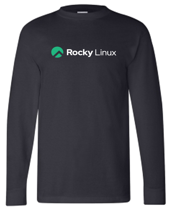 Rocky Linux Jersey Long Sleeve Crewneck T-Shirt