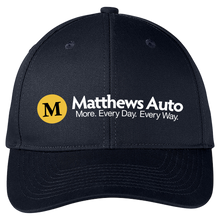 Load image into Gallery viewer, Matthews Port Authority ® Snapback Fine Twill Cap
