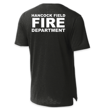 Load image into Gallery viewer, LEISURE WEAR- Hancock Fire Department Short Sleeve Performance Shirt (Full Color Logo w/back)
