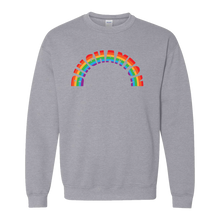 Load image into Gallery viewer, Binghamton Rainbow Crewneck Sweatshirt
