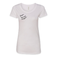 Load image into Gallery viewer, Better Than My Idols Women&#39;s Slim Fit T-shirt - White
