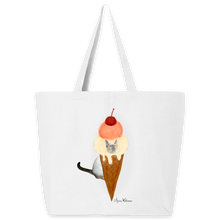 Load image into Gallery viewer, Anne Williams Art- Ice Cream Cat Tote
