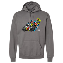 Load image into Gallery viewer, Tyler Kuhn GO! Racing Hoodie Charcoal
