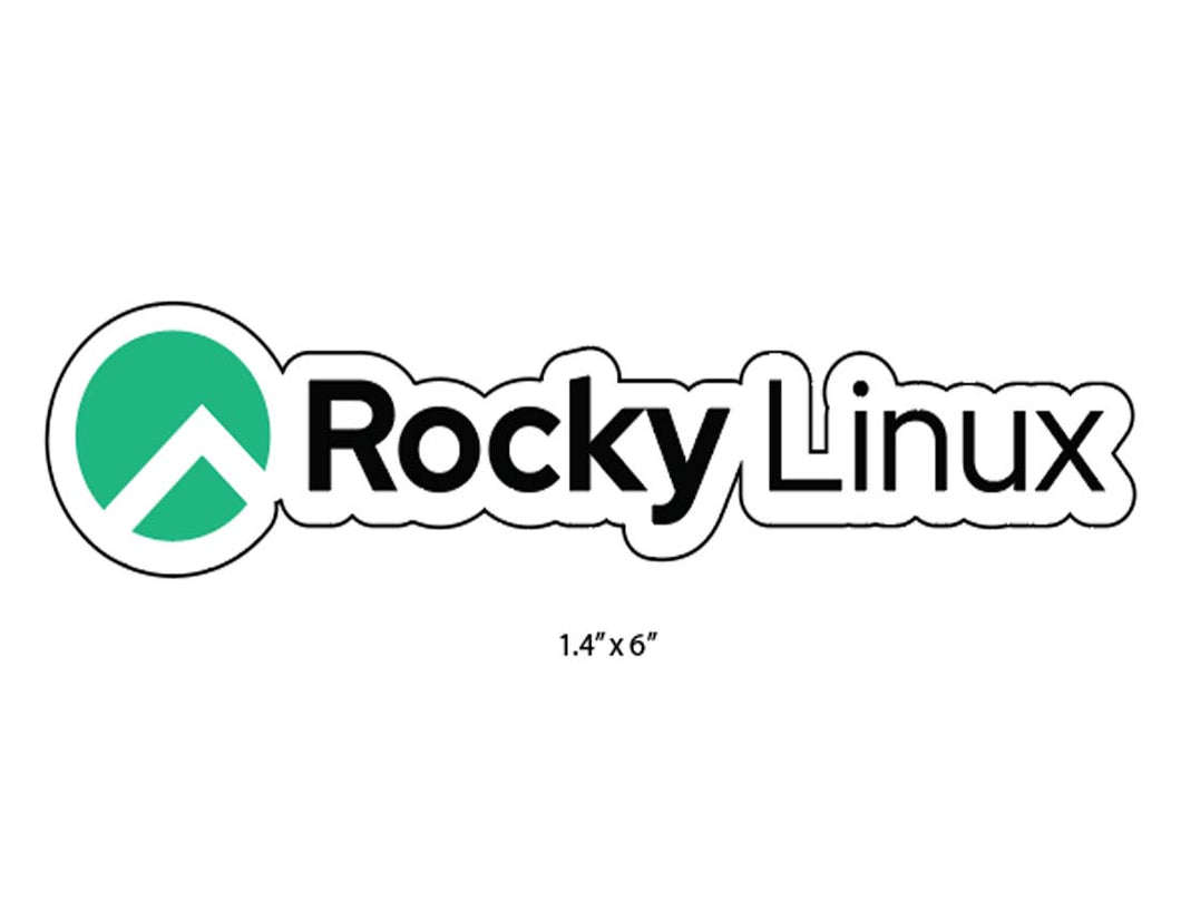 Rocky Linux Cut-Out Sticker